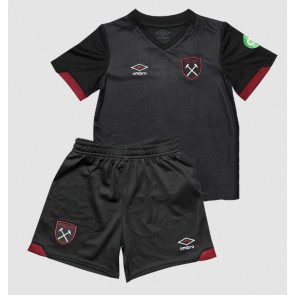 West Ham United Dětské Venkovní dres komplet 2024-25 Krátký Rukáv (+ trenýrky)